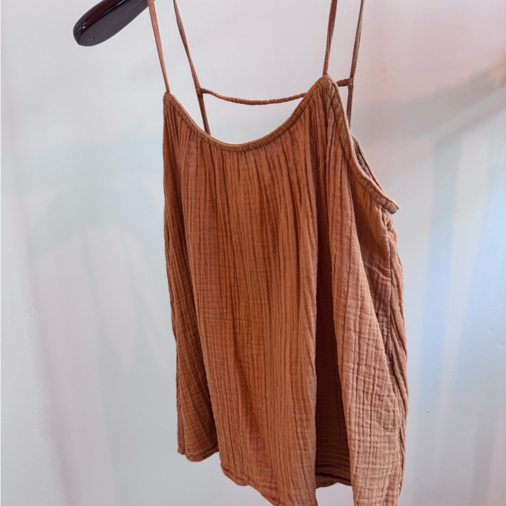 H&M Textured Tan Camisole Top